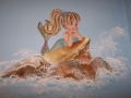 childrens-murals-mermaid-sitting-on-rocks