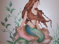 childrens-murals-mermaid-underwater-in-seashell