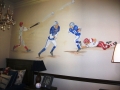 childrens-murals-sports-baseball-and-football-players