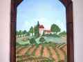 residential-murals-niche-painted-with-a-vineyard-scene-and-family-monogram